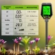 6-in-1 Digital tester for soil and liquids – pH, EC, light, moisture, fertiliser and temperature