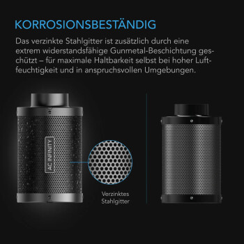 AC Infinity aktivt kolfilter 1308 m³/h ø200 mm