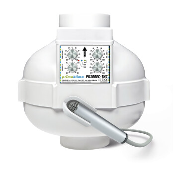 PrimaKlima EC-THC Kanalfläkt Temp & Hygro Control 580 m³/h ø100mm