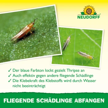 Neudorff Blau-Sticker 8 x 13 cm, 10 st., mot trips
