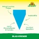 Neudorff Blau-Sticker 8 x 13 cm, 10 st., mot trips