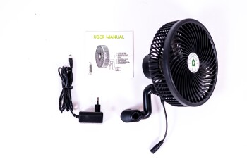 HOMEbox Air Breva EC Clip-fläkt 206 mm, oscillerande