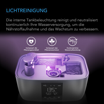 AC Infinity CLOUDFORGE T5 luftfuktare 9 liter med intelligent styrning