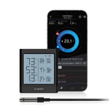 AC Infinity Smart Hygrometer B1 –...