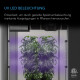 AC Infinity IONBEAM U2 UVA-LED-lister, 2-pack med styrenhet