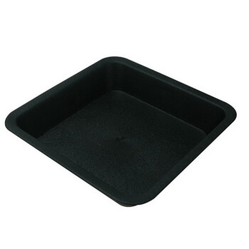 Square Saucer Black 18,9 x 18,9 cm