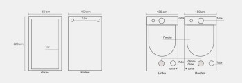 HOMEbox Ambient Q150+ Plus 150 x 150 x 220 cm