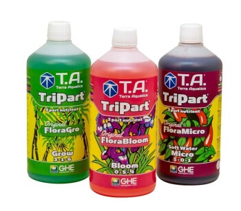 GHE TriPart Set soft water 1L, 5L, 10L (Flora Series)