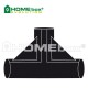 Homebox spare part T-piece connector 22mm 2 pieces