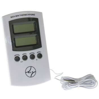In-Outdoor Hygrometer/Thermometer with external Sensor 1,5m