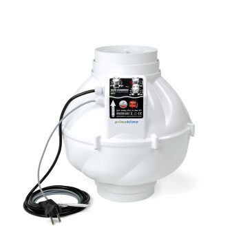 Prima Klima Whisperblower Extractor Fan EC-TC Temperature Control 1400m³/h ø150/160mm