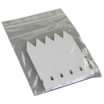 White Plug Labels 12x1,7 cm - 10, 50, 100 pc