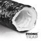 Phonic Trap ljudisolerad ventilationsslang ø102mm - ø315mm, längd 3,6,10m