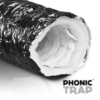 Phonic Trap ljudisolerad ventilationsslang ø254mm,...