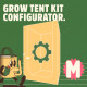 Grow Tent complete kit configurator 120x60x180 cm