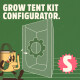 Grow Tent complete kit configurator 80x80x180 cm