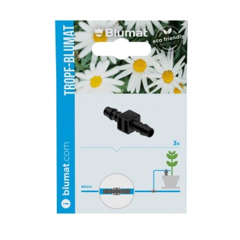 Blumat hose connector 8-8 mm, 3 pieces